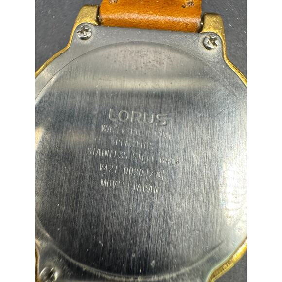 Lorus Disney Musical Mickey & Minnie Love Watch With Brown Leather Band main image 6